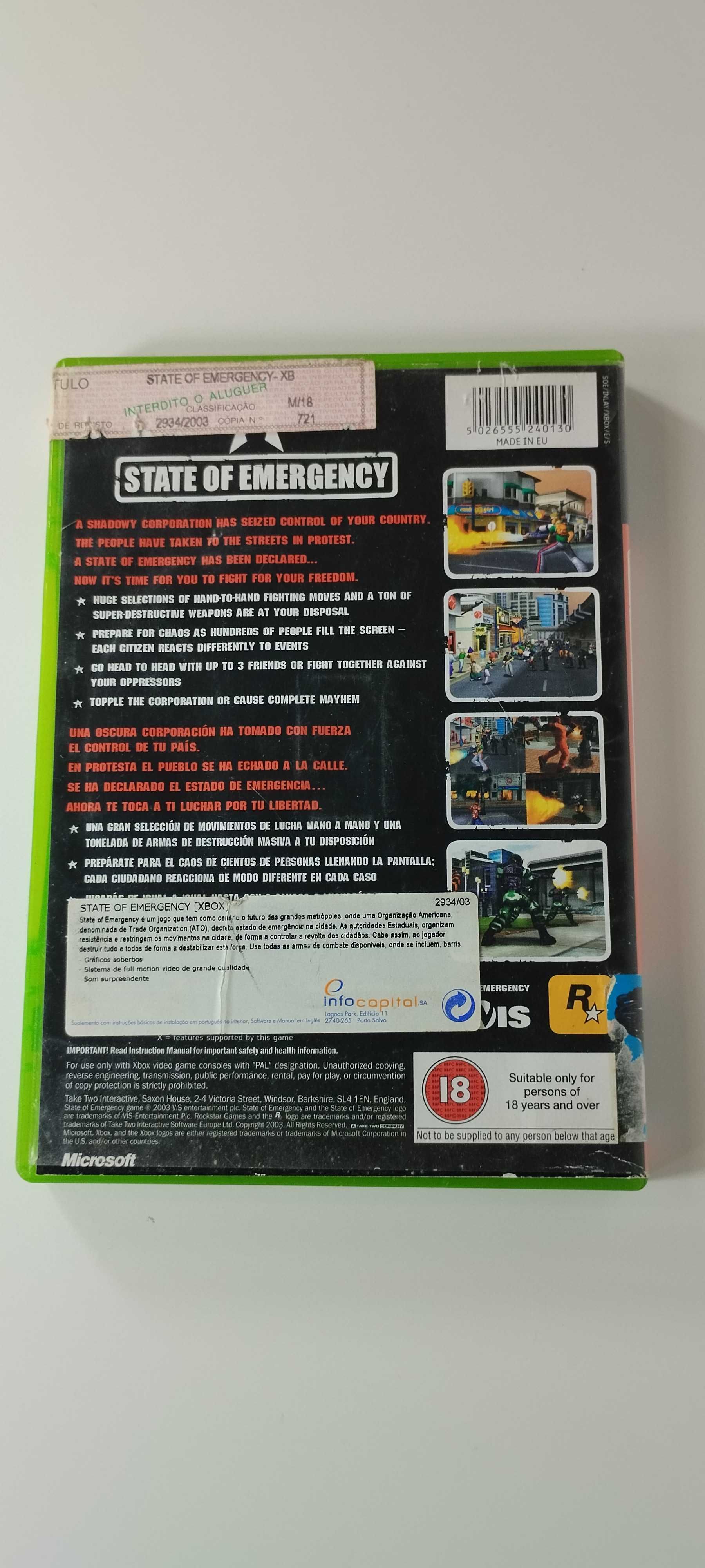 State Of Emergency Xbox