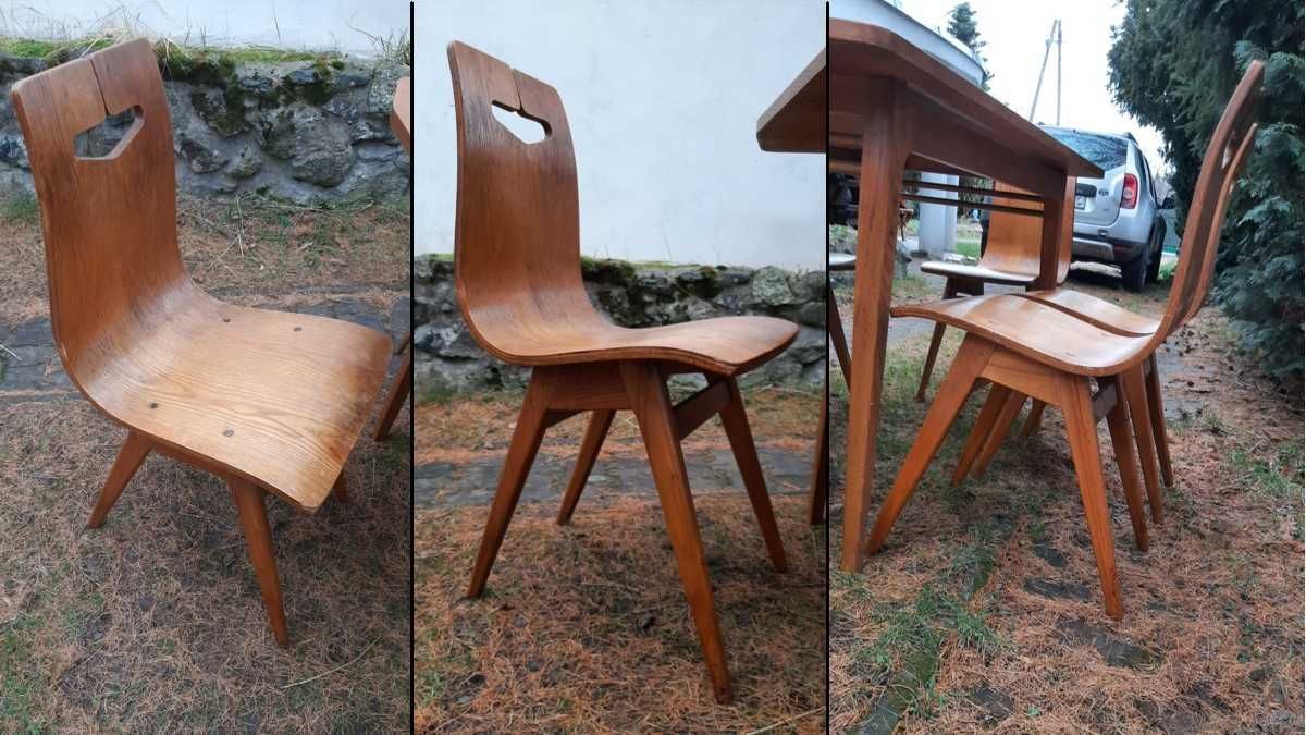 Rajmund Hałas - stół i 6 krzeseł.