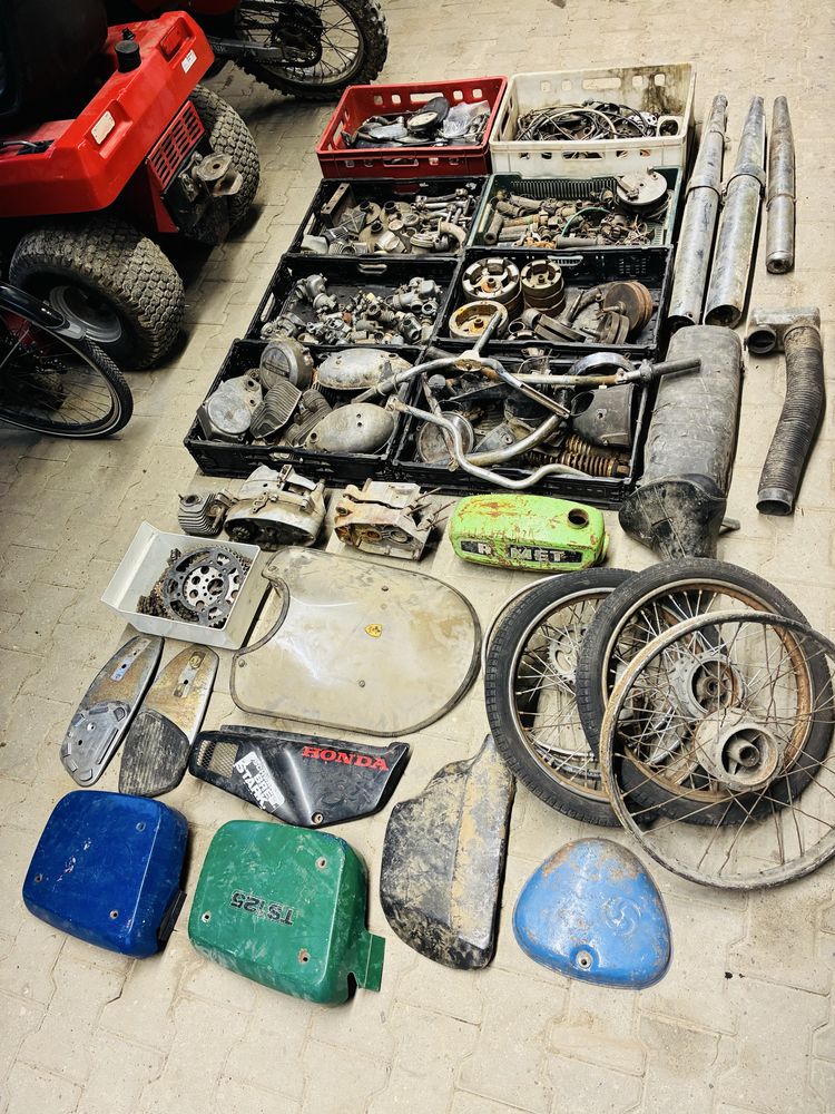 Części motocyklowe wsk romet komar mz simson itp.