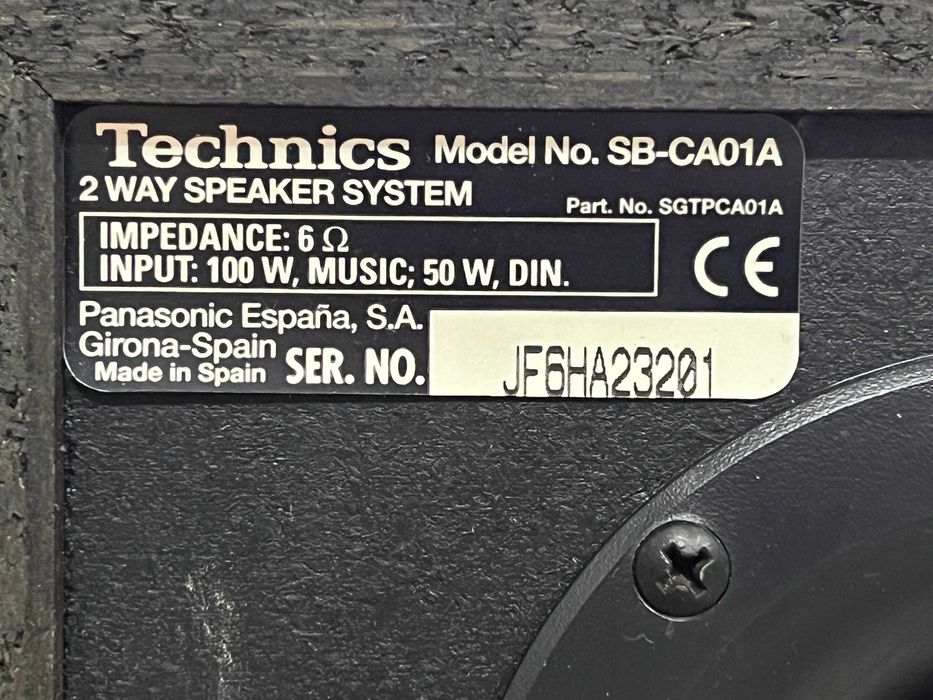 Kolumny podstawkowe Technics SB-CA01A Audio Room