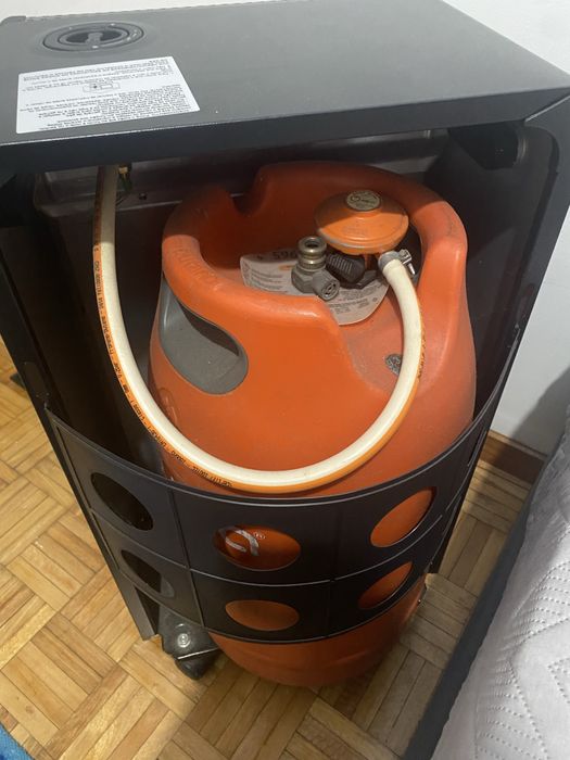 Aquecedor a gas infravermelho c/ botija pluma