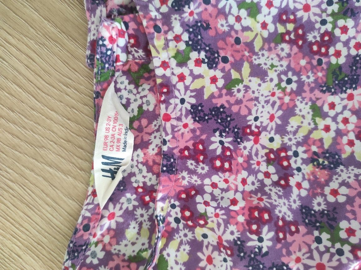 Sukienka H&M 98/104 zestaw sukienek na 2-3 lata bawełna