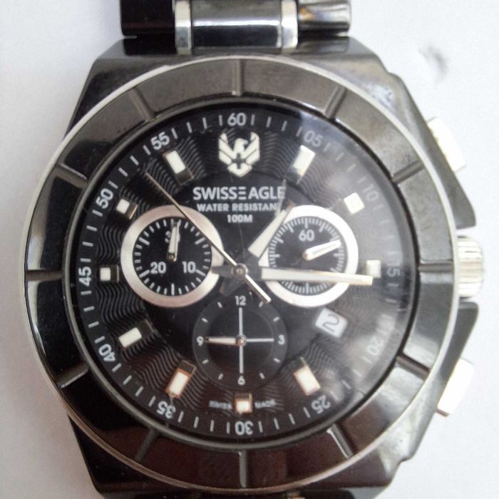 Sprzedam zegarek Swiss Eagle SE-9053-33 Polar King — czarny