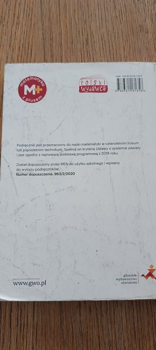 Podręcznik Matematyka z plusem 2