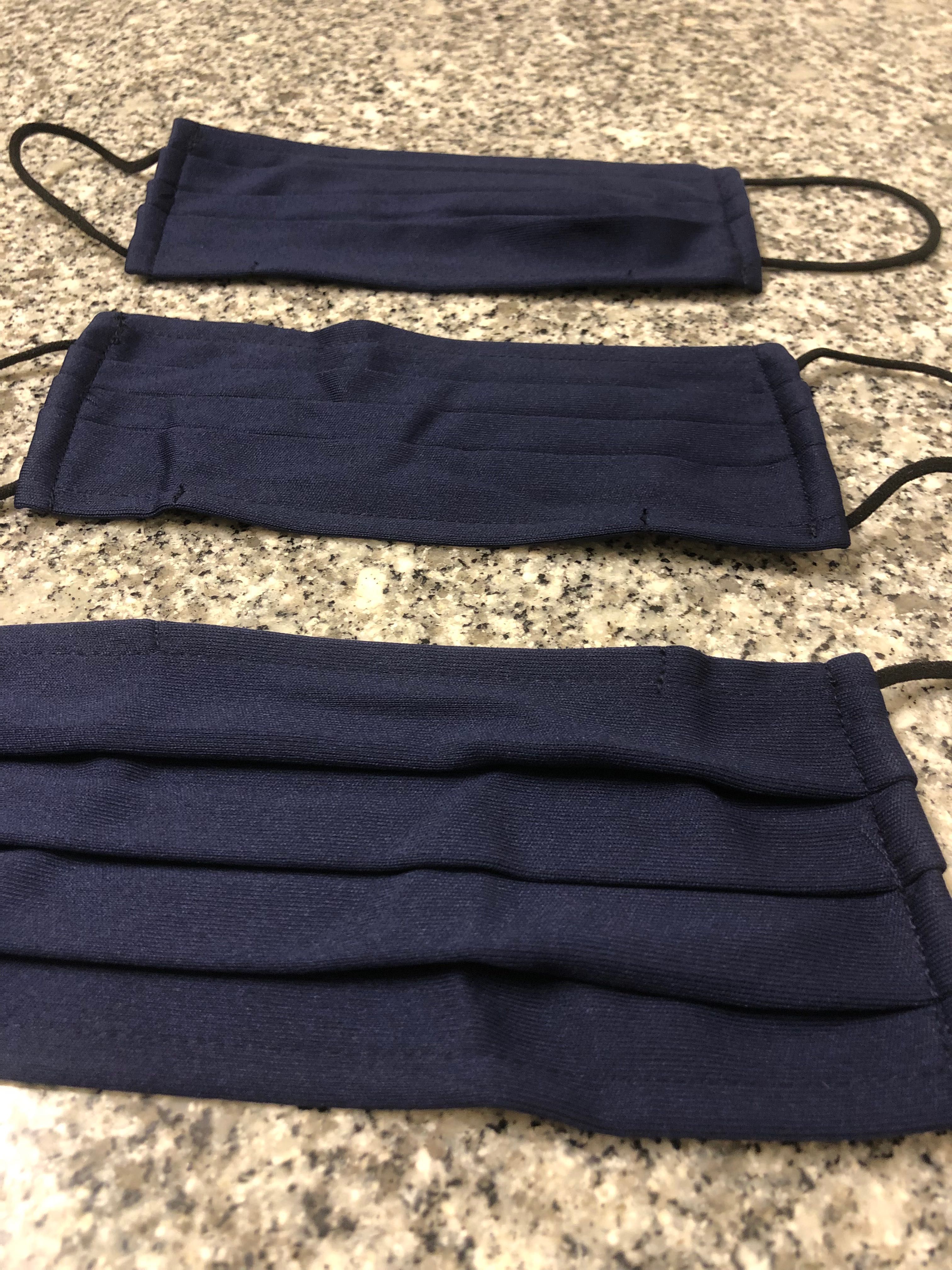 Conjunto de 3 máscaras de pano
