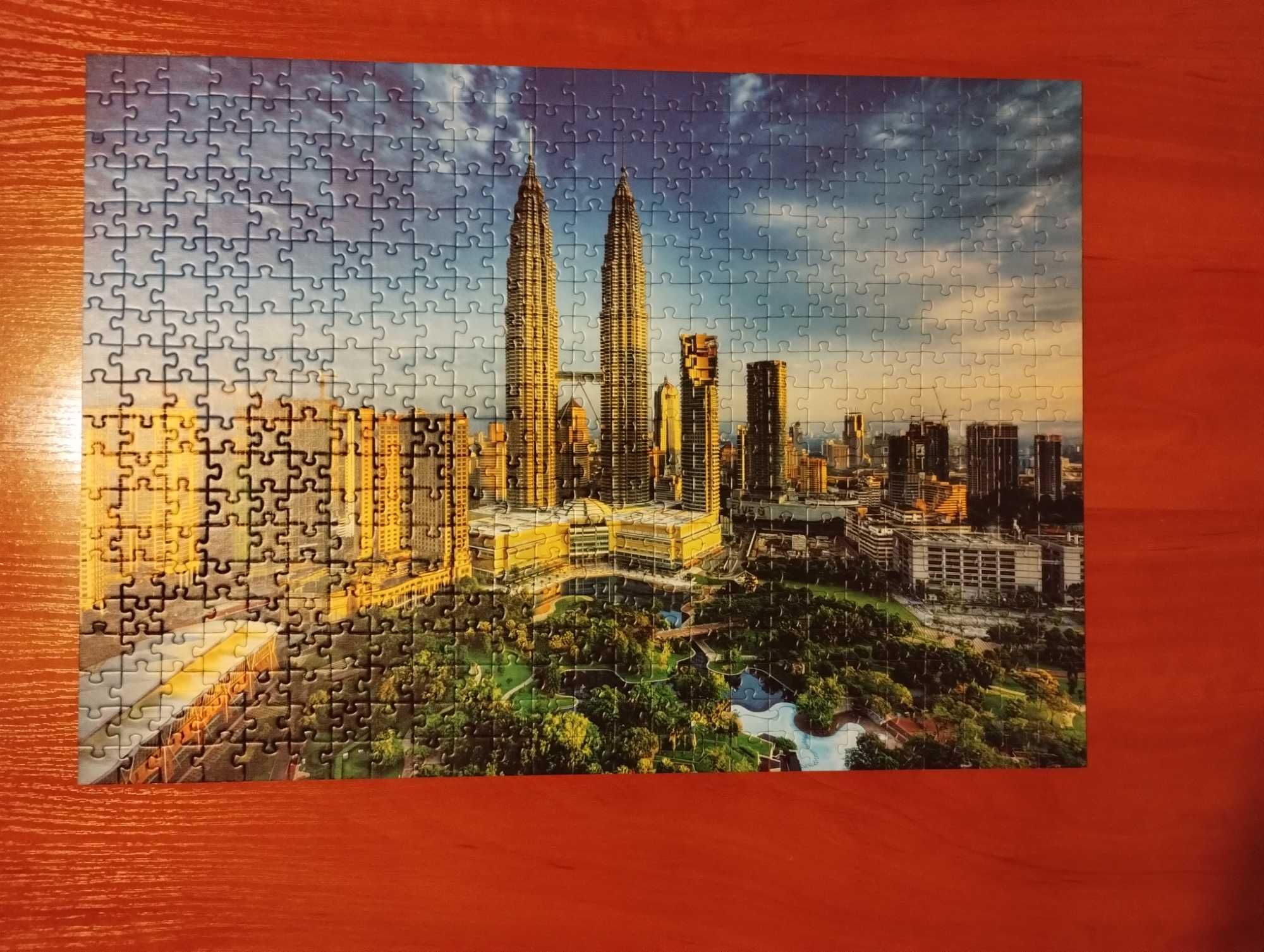 puzzle Trefl 500 z Petronas Towers w Kuala Lumpur