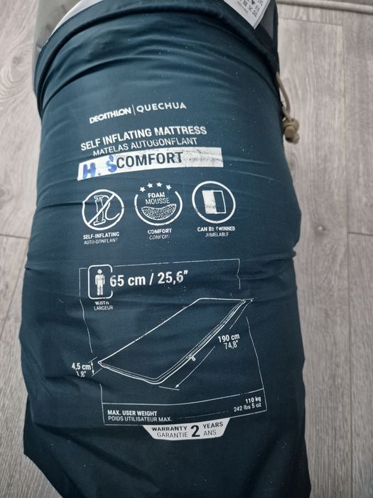 Mata kempingowa samopompująca Quechua