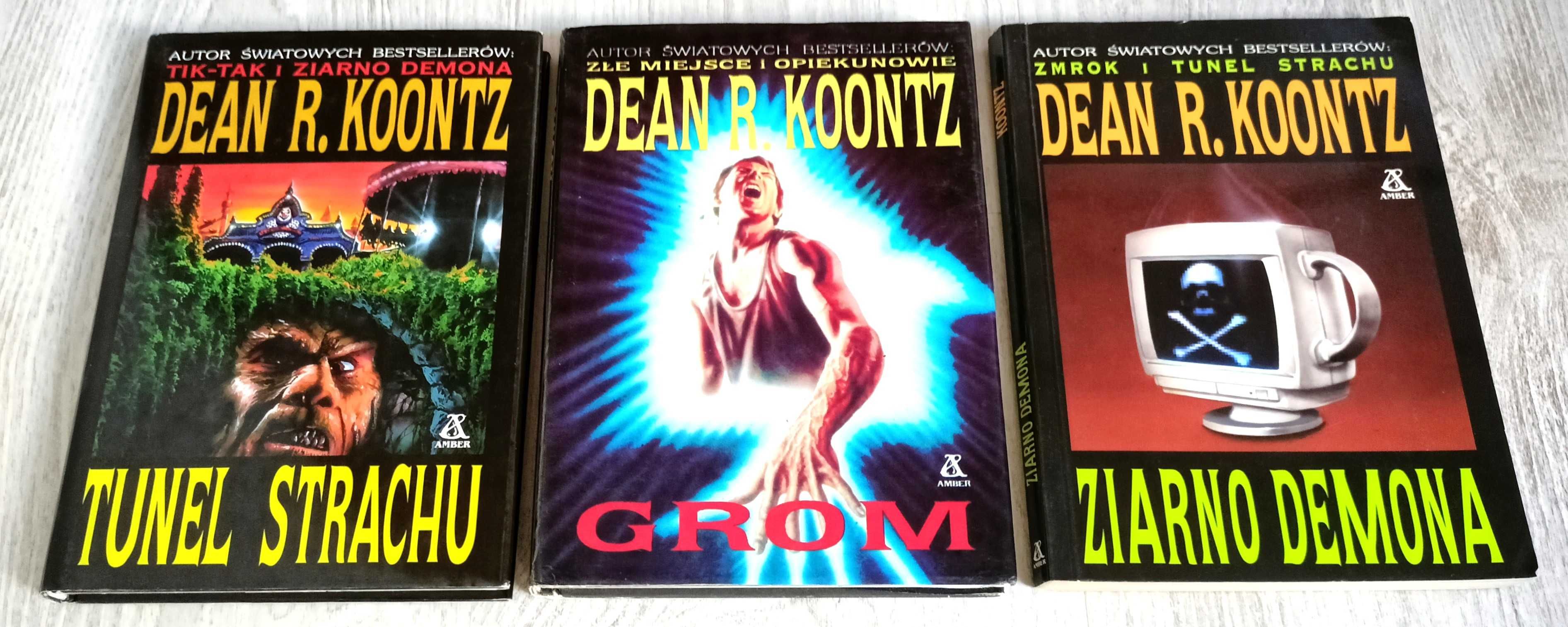 3x Dean Koontz Tunel strachu + Grom + Ziarno demona