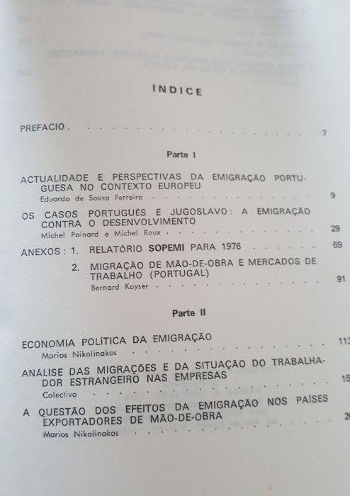 A Emigração Portuguesa e o seu contexto internacional