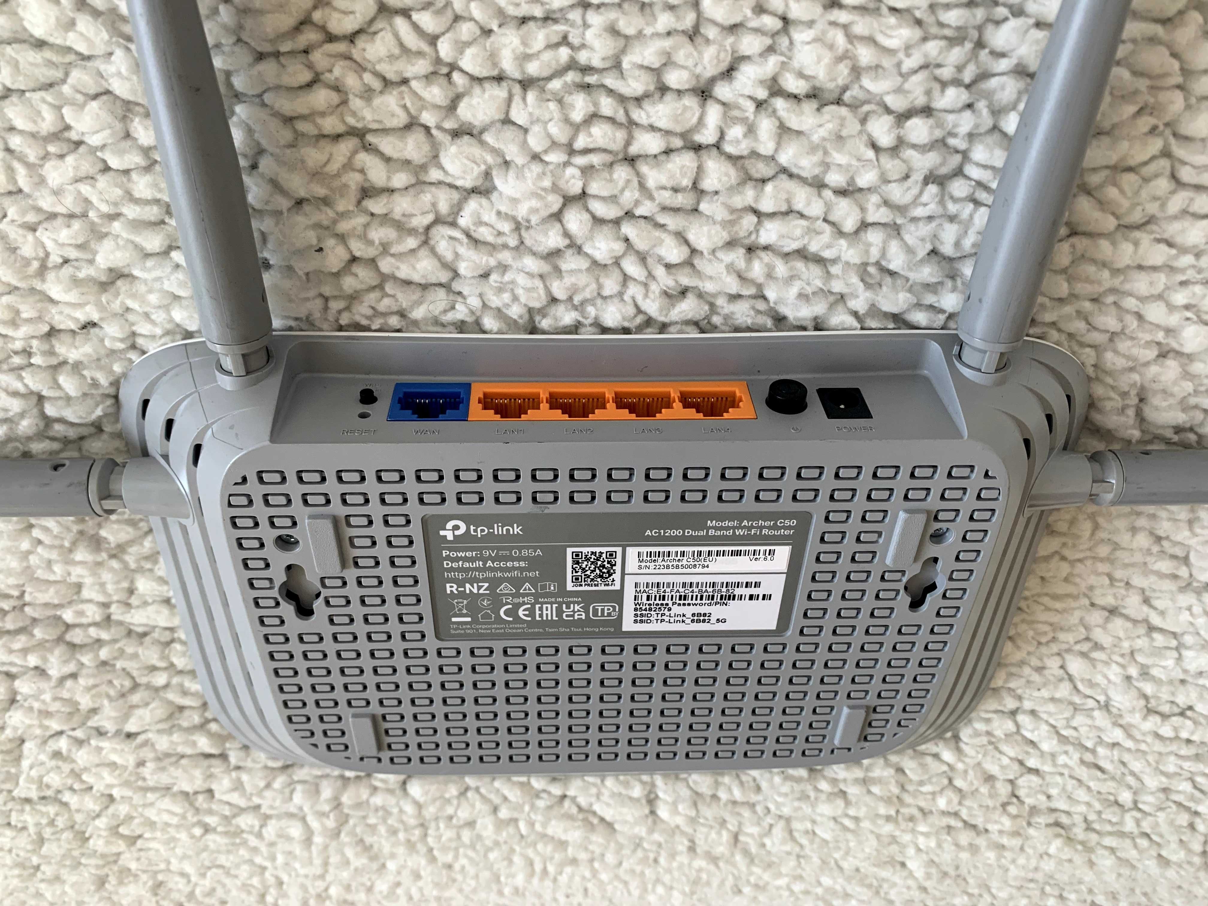 TP-link  Archer C50 Dwupasmowy router bezprzewodowy