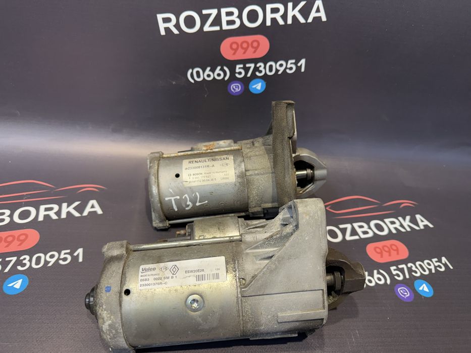 Стартер Nissan Opel Renault різні моделі 1.6 dCi дизель