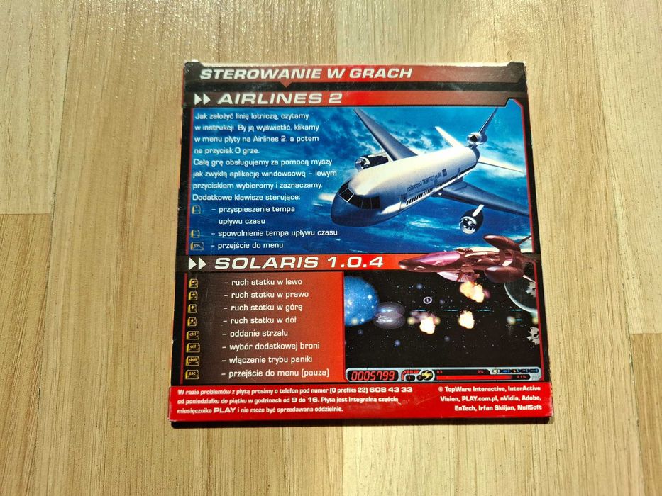 Airlines 2 + Solaris 1.0.4 PC PL Play 12/2003