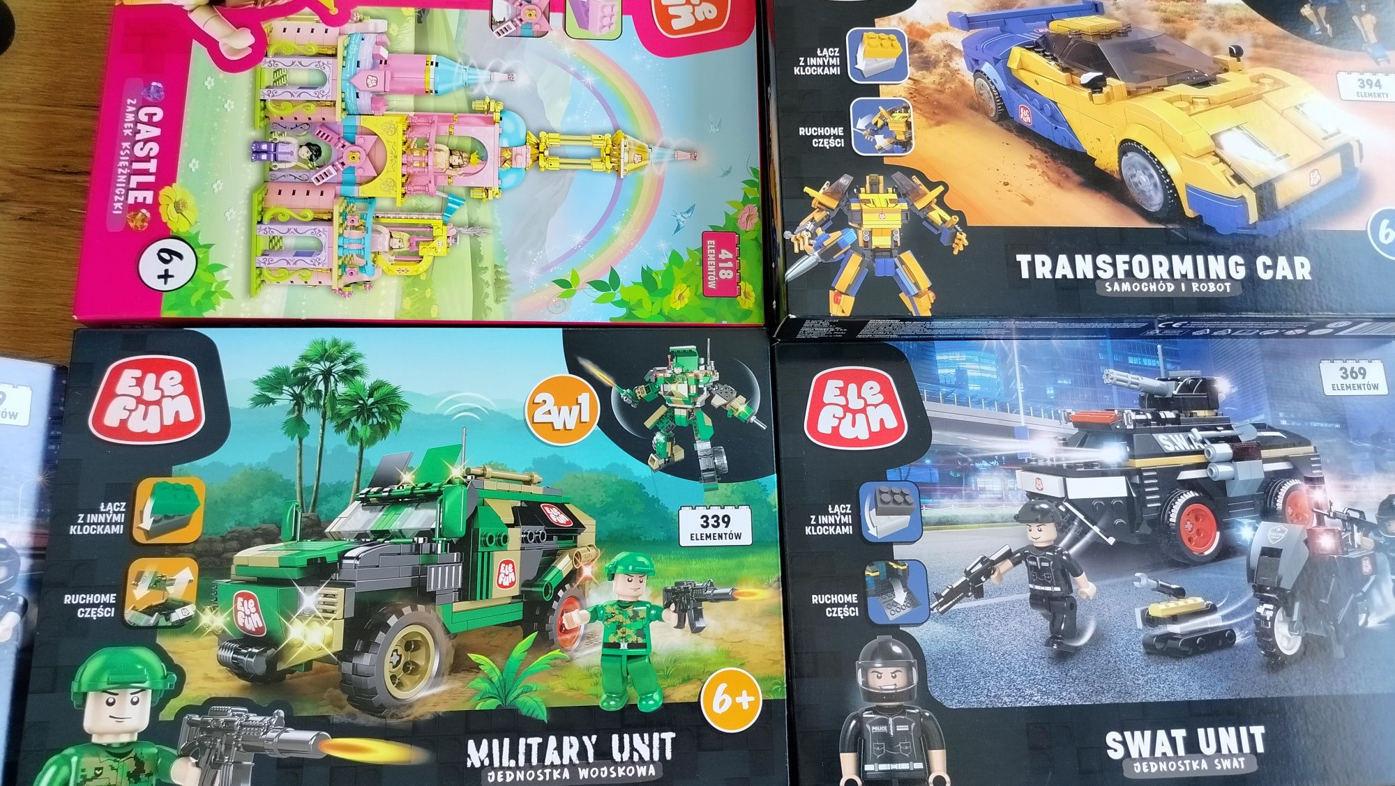 Nowe klocki LEGO elefun zestaw do składania