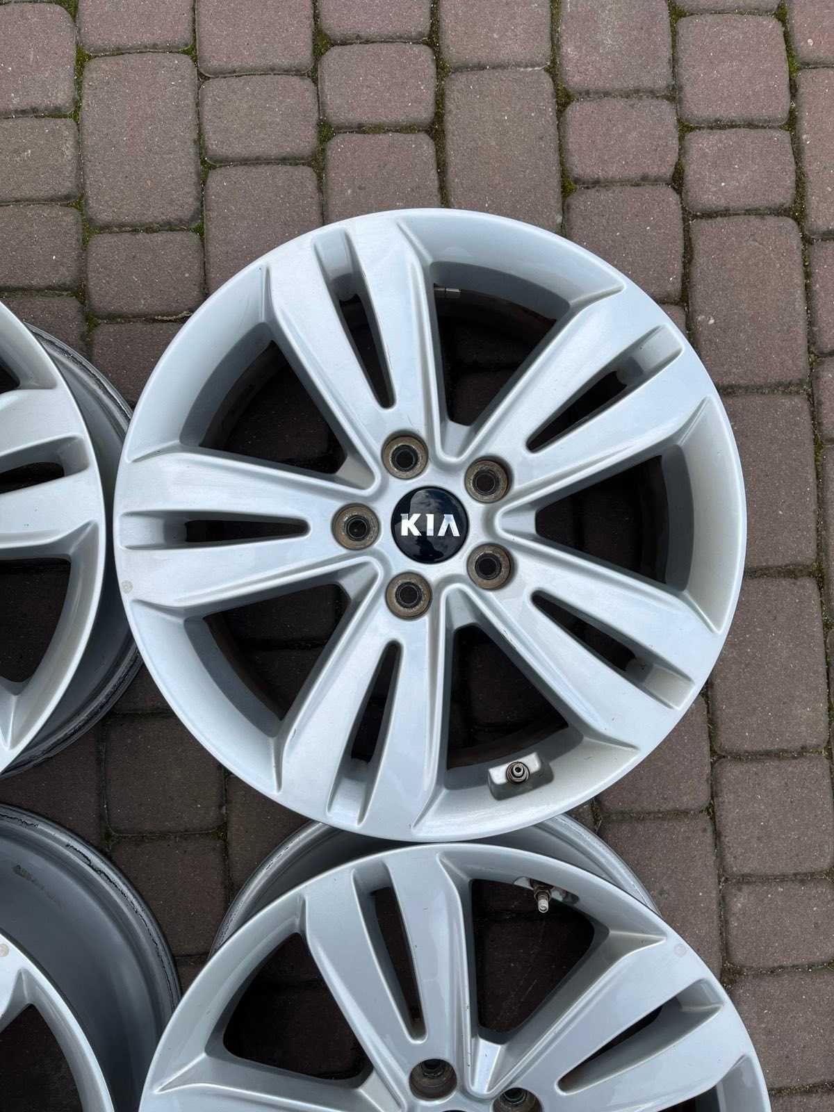 Oryginalne alufelgi Kia 5x114,3 17 cali CZUJNIKI SPORTAGE OPTIMA CEED