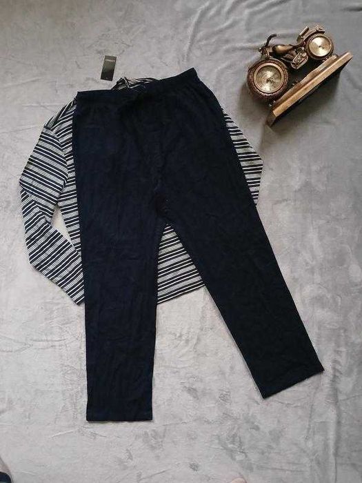 Чоловіча піжама з фланелевими штанами р. S, M, L, XL