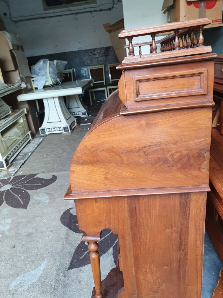 Stary drewniany Sekretarzyk biurko