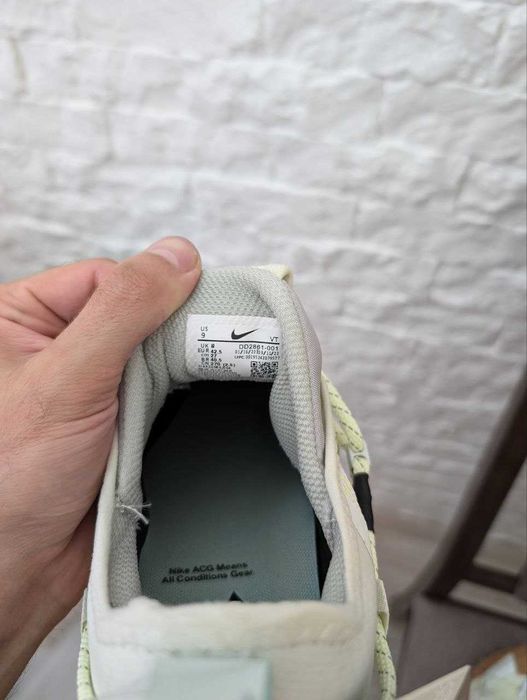 Чоловічі Кросівки Nike ACG Mountain Fly Low Grey Green Gore-Tex 40-45