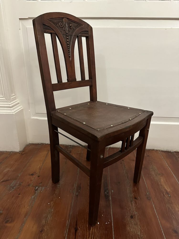 Cadeiras em madeira carvalho - 6x