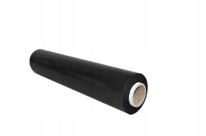 6x Folia stretch czarna 1,5 kg cienka tuleja 300g Pakiet 9kg