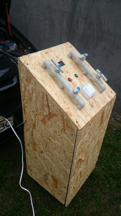 Установка для промивки радіатора пічки на автомобілі