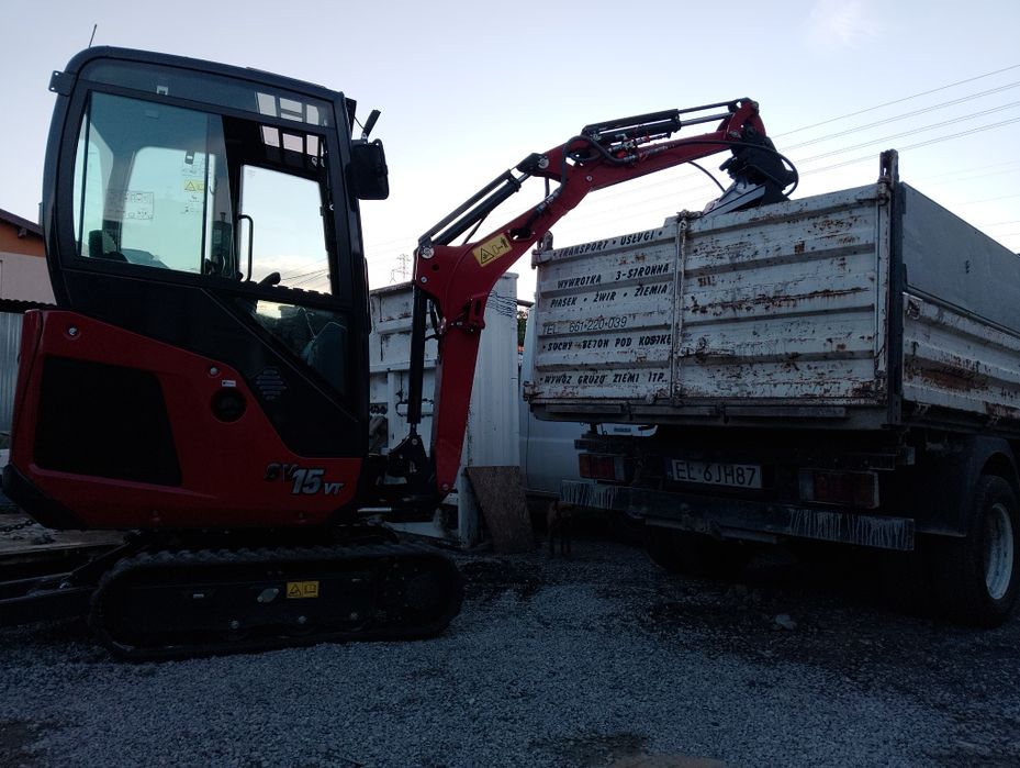 Wywóz gruzu ziemi gliny odpadów zielonych załadunek sprzątanie dzial