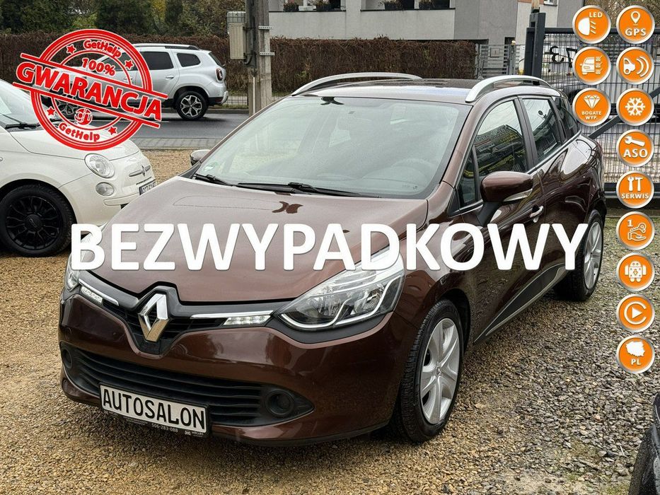 Renault Clio 100.000KM*1wł*Niemcy*Tablet*LED*Po*Serwisie*Perła*Klima*Bez*Wkładu*TOP