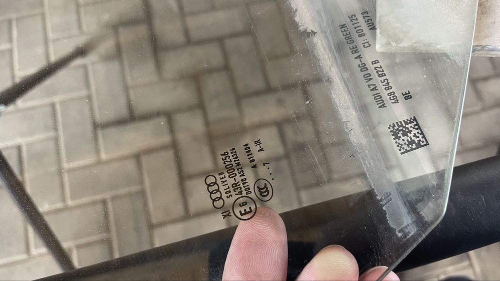 Скло a7 4g рест подвійне