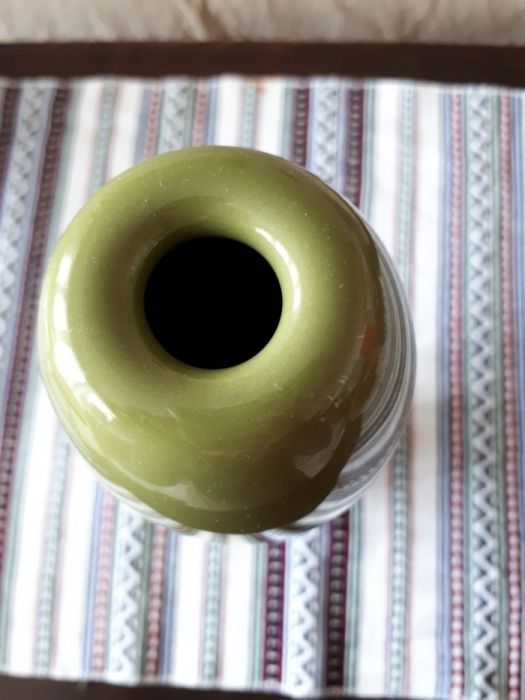 Zielony wazon Asa Selection Germany 31 cm, w bardzo dobrym stanie