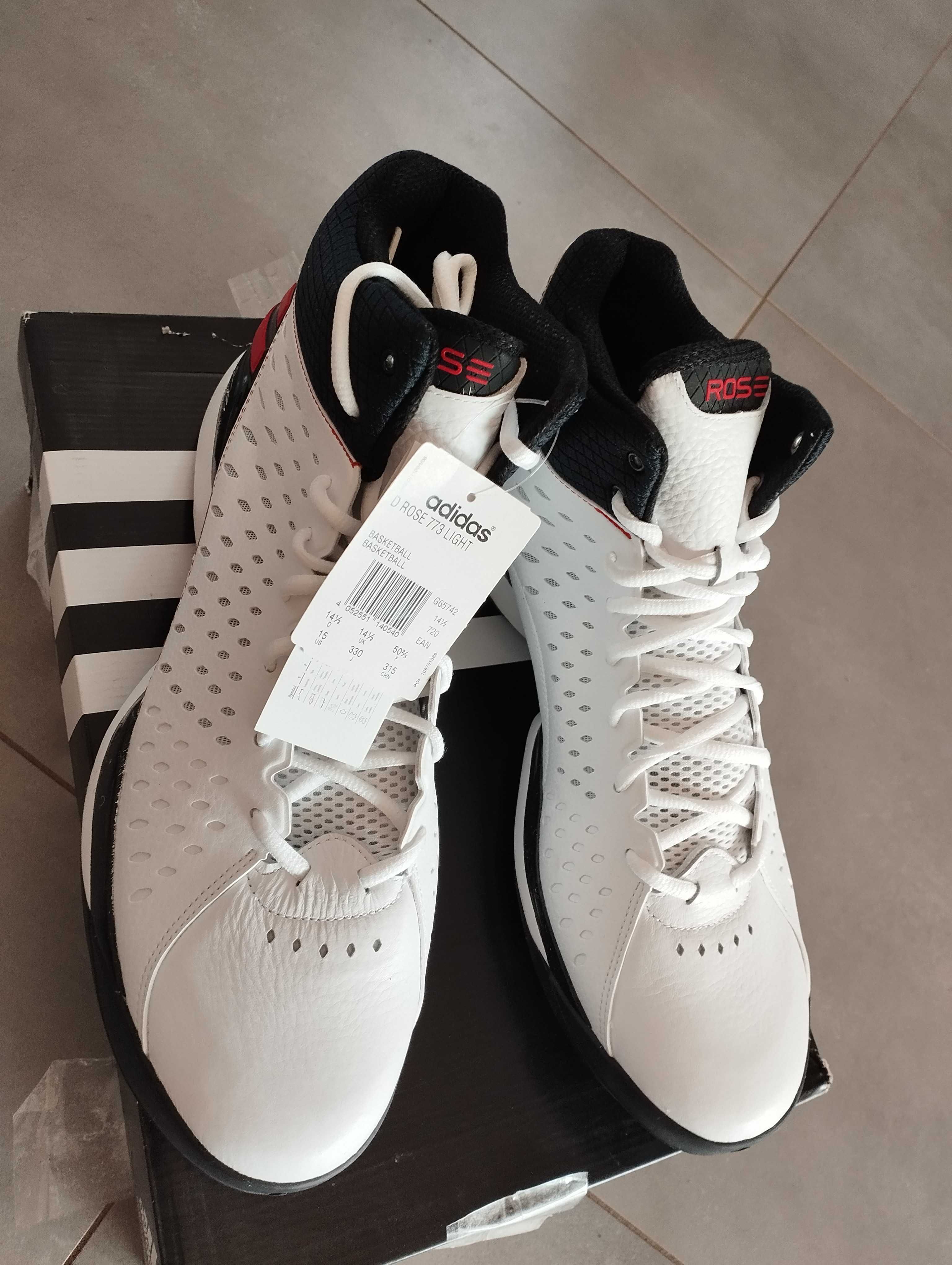 NOWE oryginalne buty Adidas do Koszykówki Rose 773Light r.50 2/3 33cm