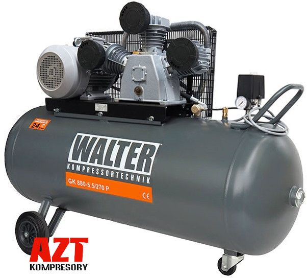 AZT Kompresor Tłokowy WALTER GK 880-5,5/270