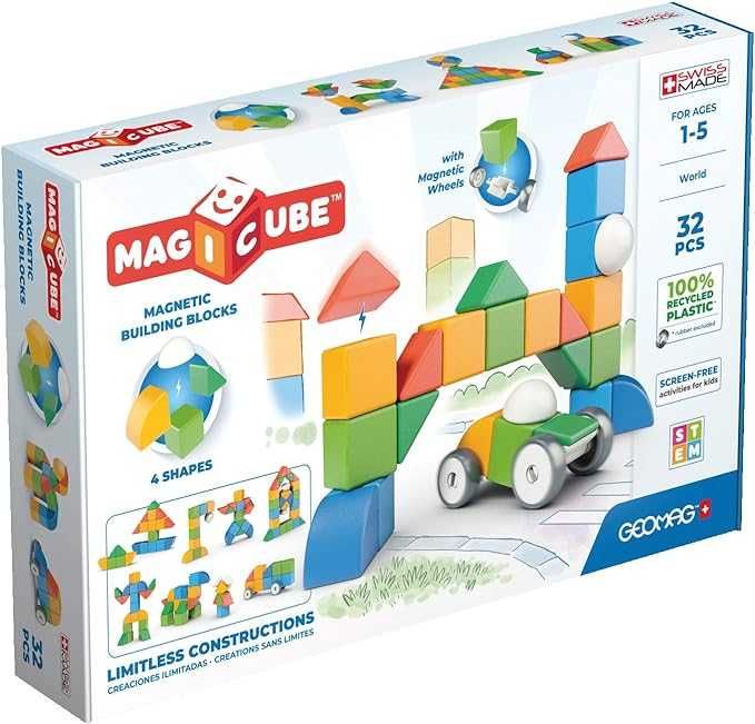 Zabawka dla dziecka Geomag Klocki Magnetyczne 32el. (122)