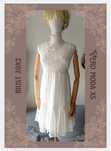 Vero Moda sukienka biust 39x2 XS S koronki styl victorian romantic