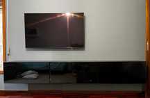 Base de TV Preta