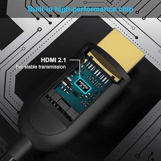 Kabel HDMI 2.1 8K 2m Huaham dla graczy 120Hz