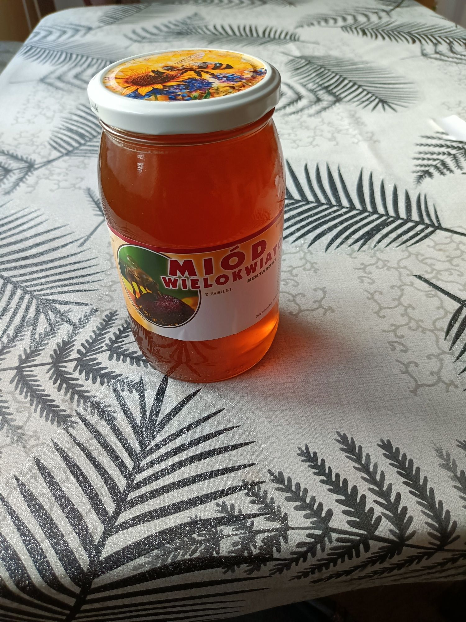 Miód wielokwiatowy i spadziowy naturalny 0,9l z 2025r