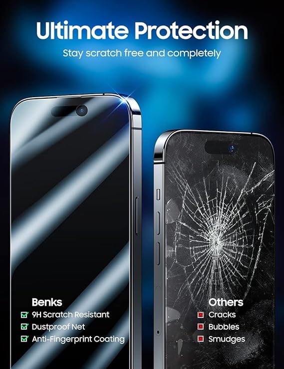 benks zabezpieczenie ekranu chroniące prywatność do iphon14 pro max