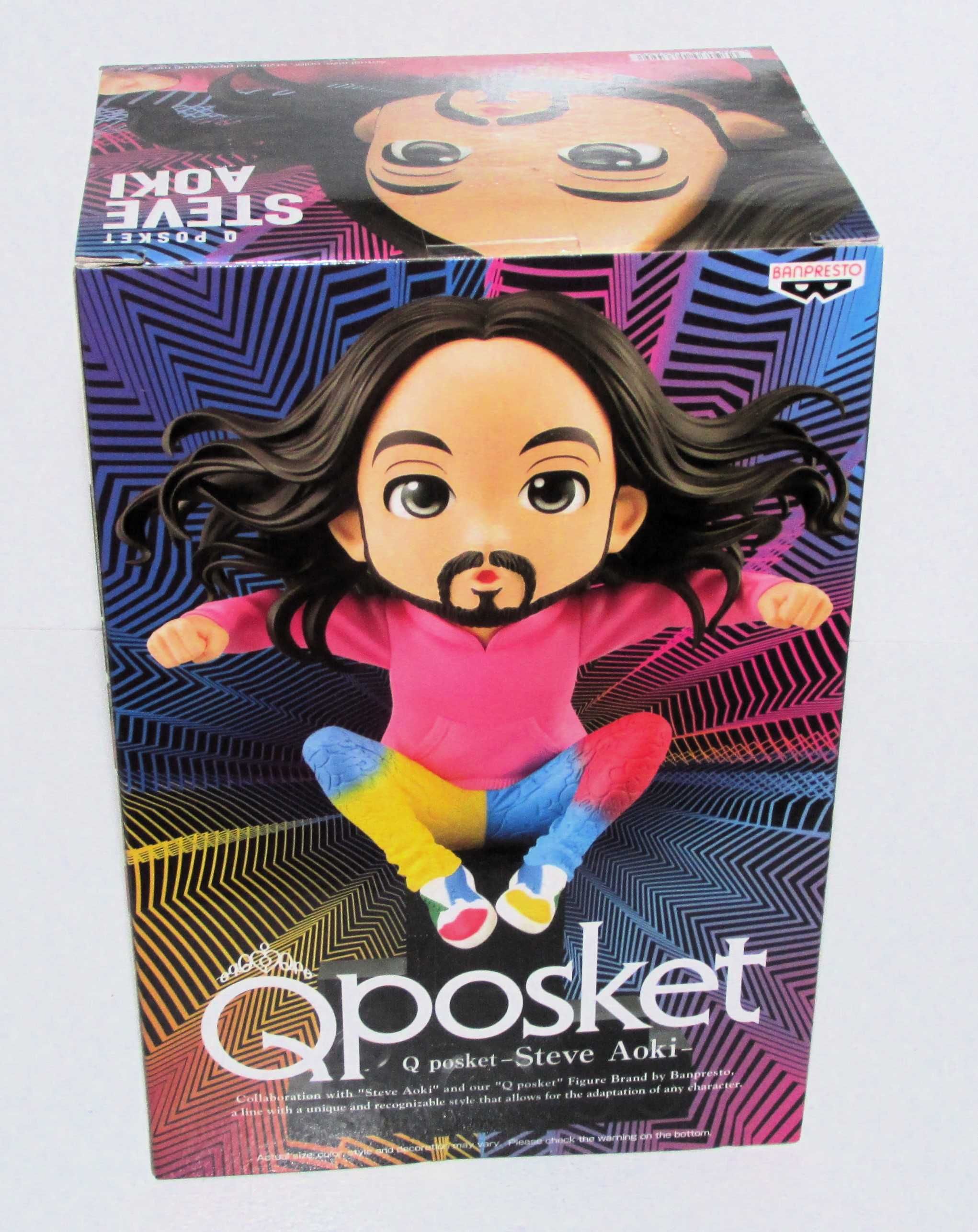 Figura Qposket Steve Aoki Bandai/Banpresto Novo/Selado