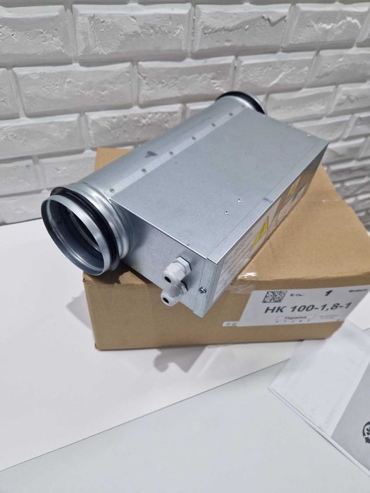 Нагреватель канальный, электрокалорифер Вентс НК 100-1,8