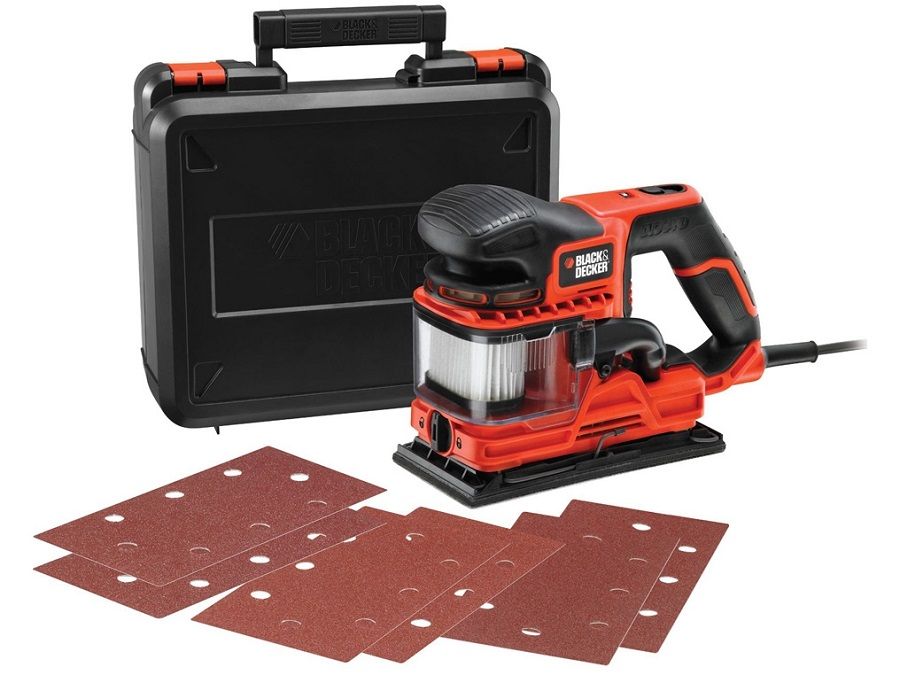 Szlifierka Oscylacyjna 270W Ka330Eka Black Decker Kufer