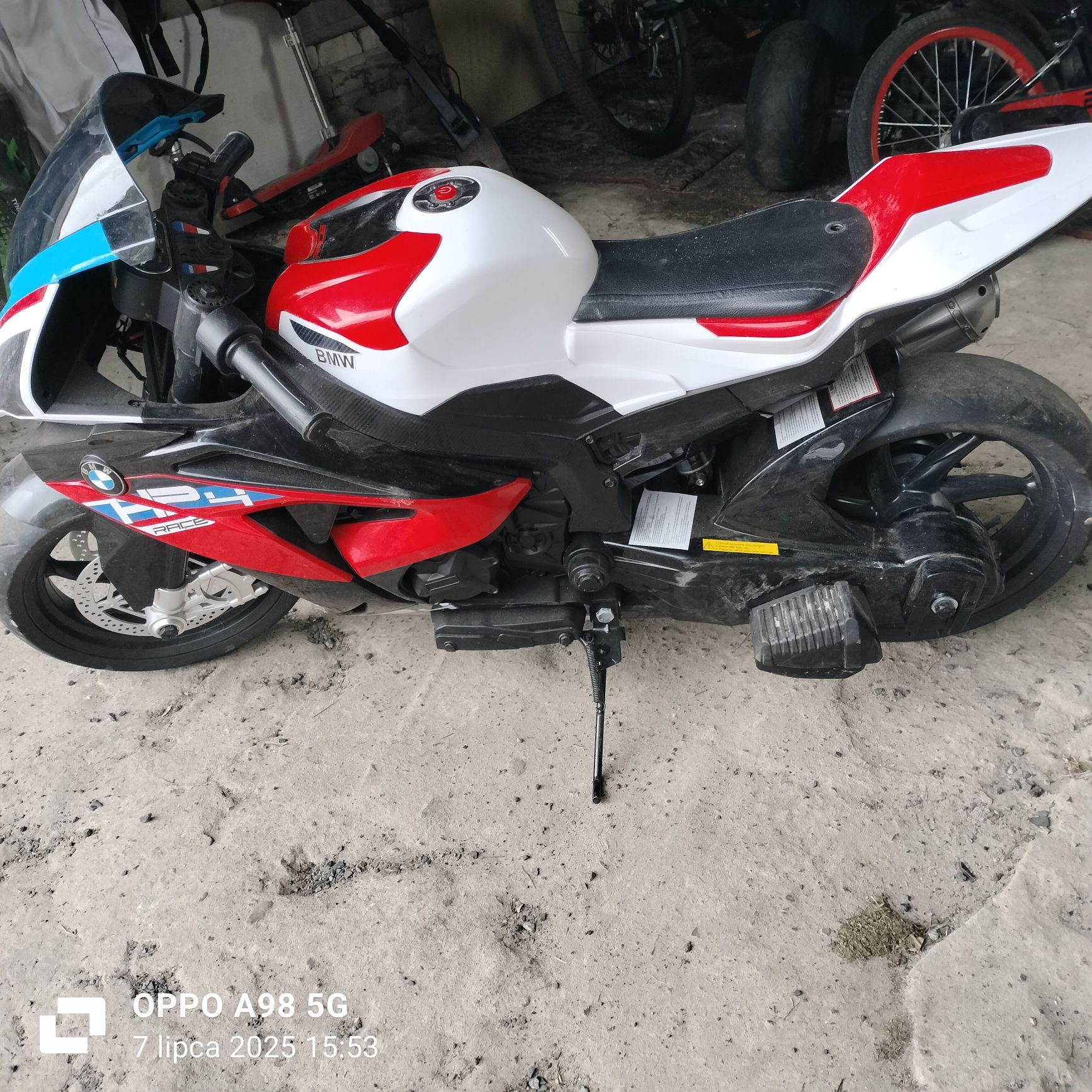 Motocykl BMWna akumulator dla dziecka