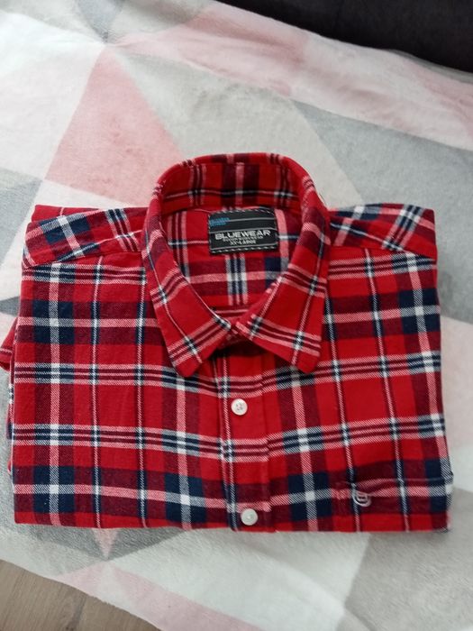 Flanelowa koszula męska