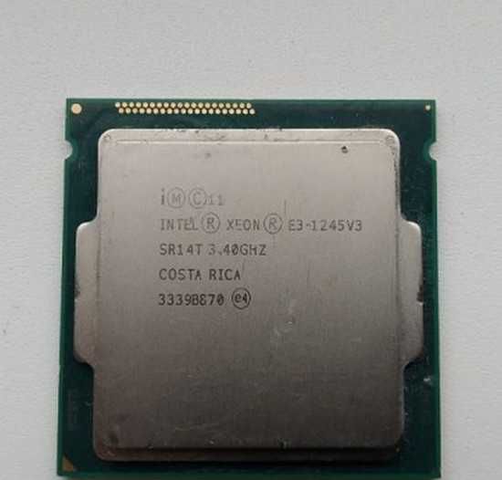 Процесор Intel XEON E3-1245 V3 3.40GHzв/ядро s.1150якi7-4770лот 10 шт.