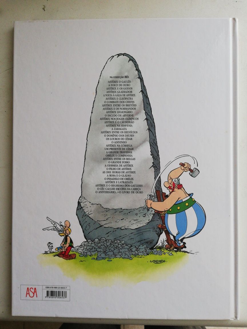 Livro banda desenhada Asterix/obelix