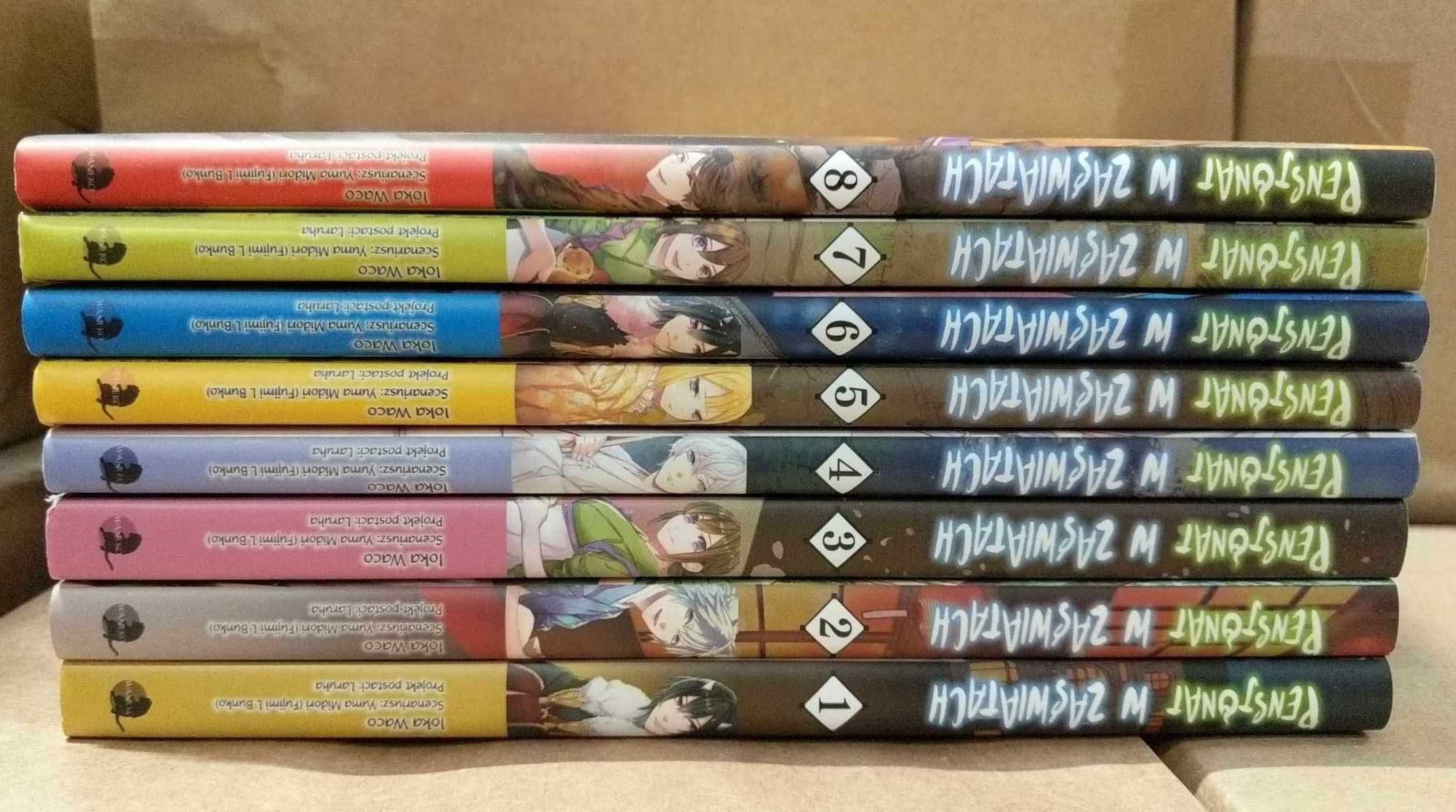 Manga pensjonat w zaświatach 1-8 pakiet nowe