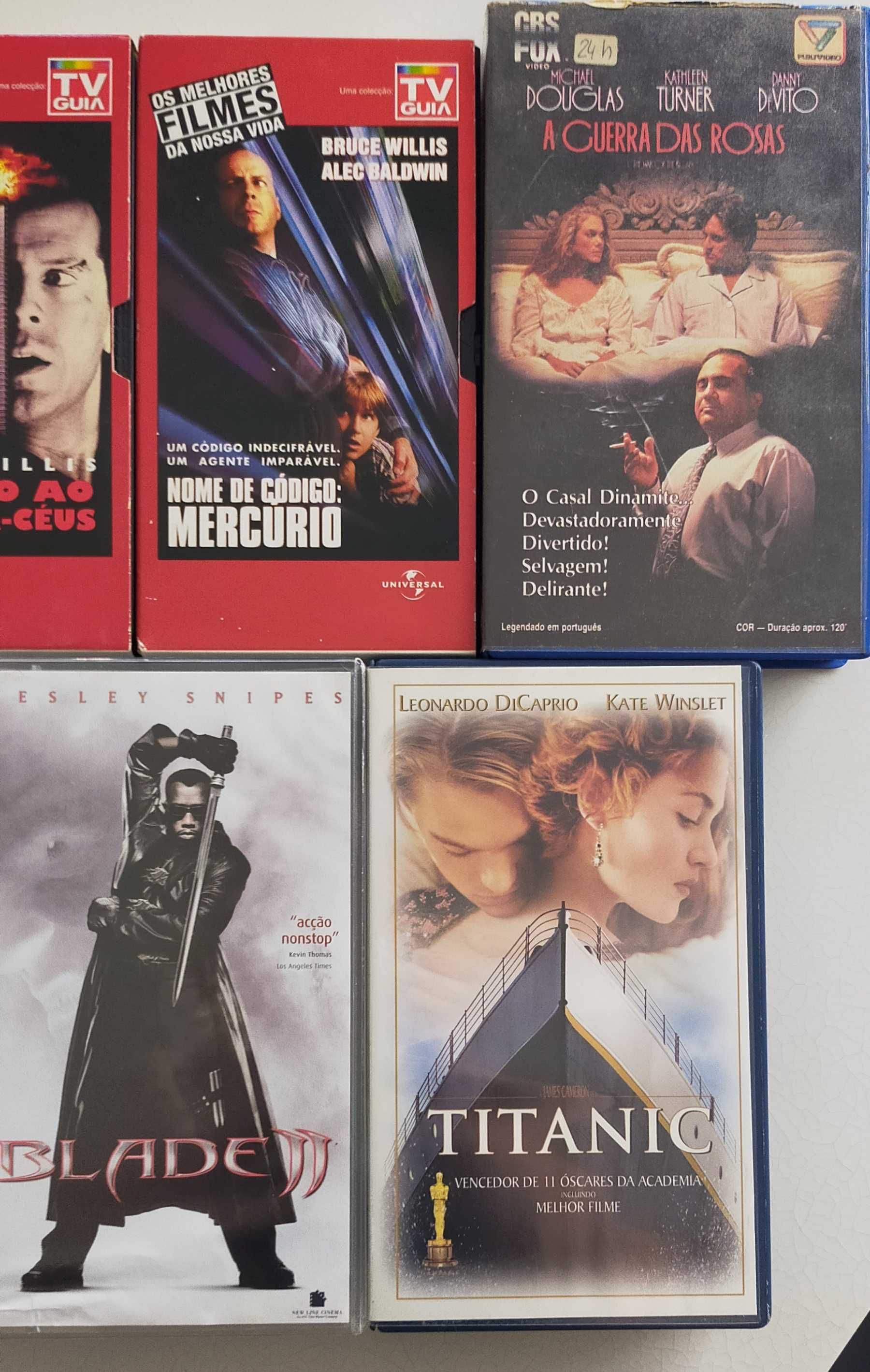 7 Cassetes Filmes em ótimas condições