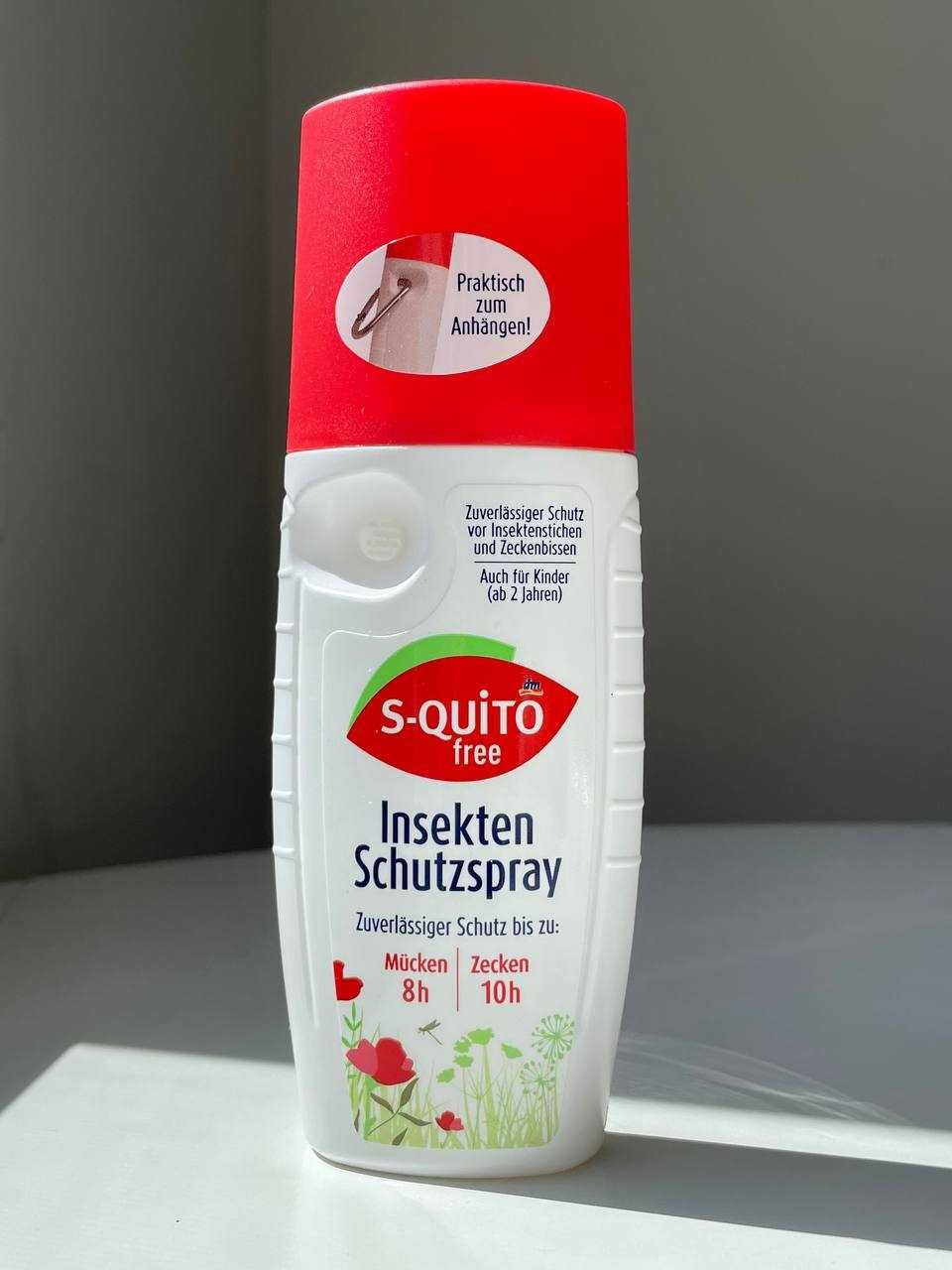 S-quito free захист від укусів комах для дорослих та дітей асортимент