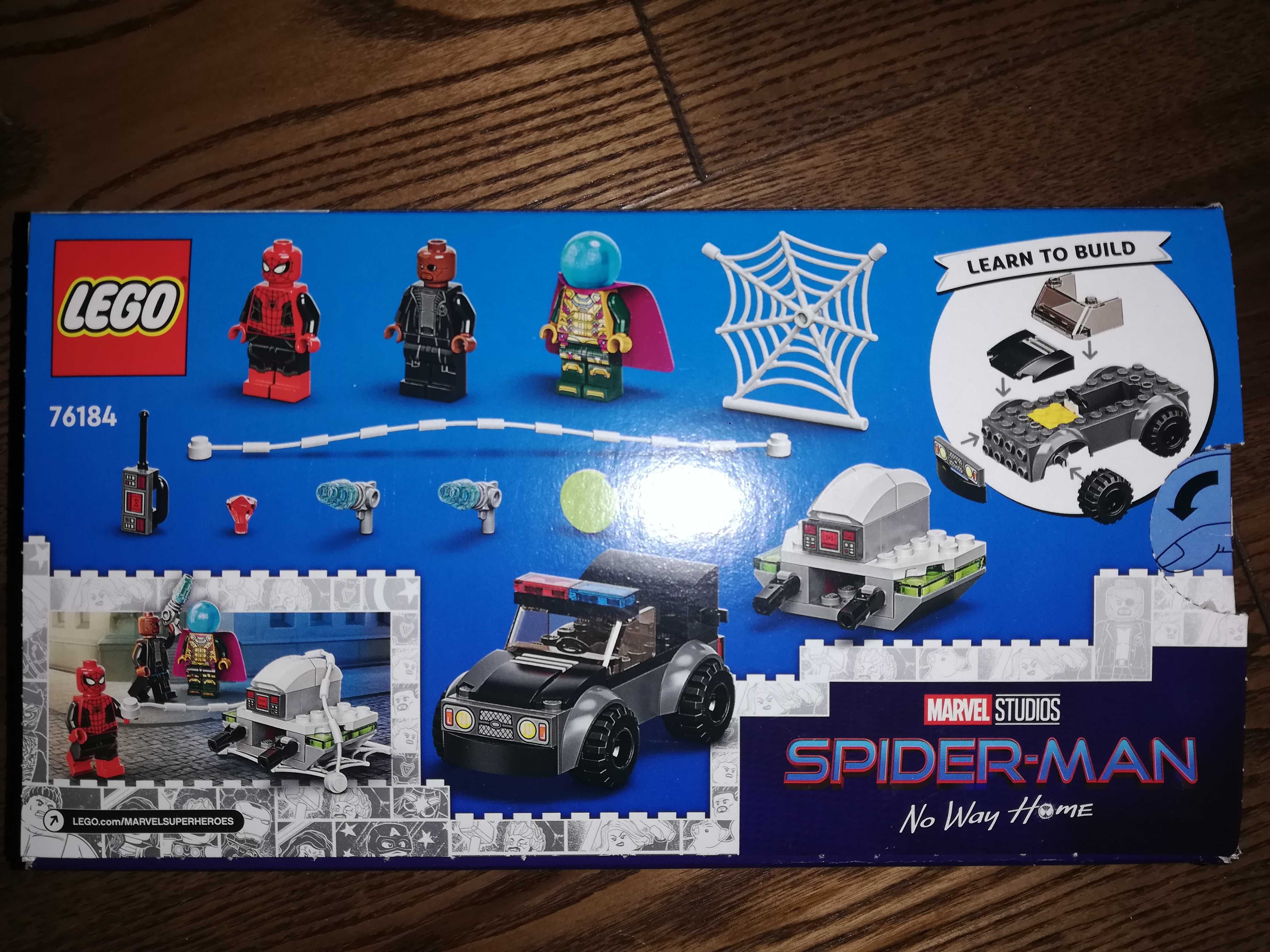 Pudełko karton po zestawie Lego 76184 Marvel Spiderman