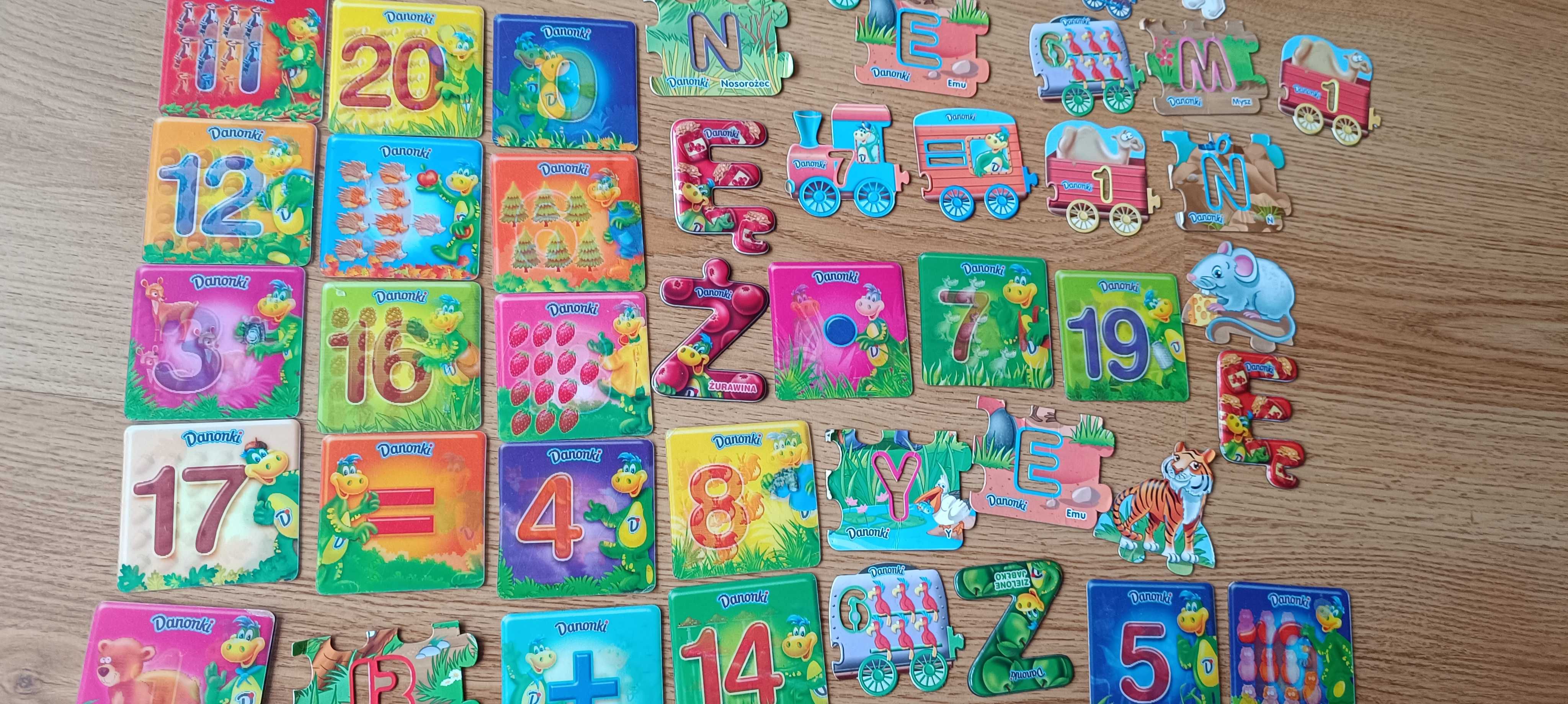 Magnesy na lodówkę 60 sztuk