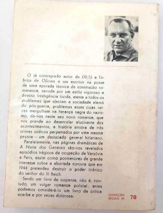 A noite dos Generais, de Hans Hellmut Kirst