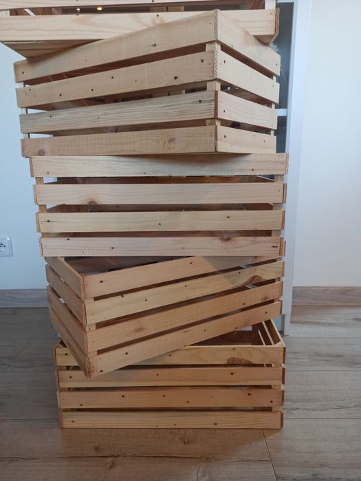 Skrzynka drewniana, dekoracyjna, sosnowa 50x30x20